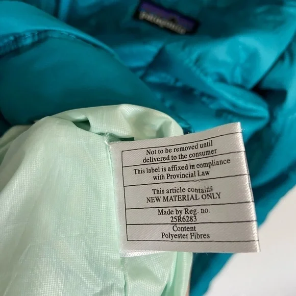 PATAGONIA teal Women's Nano Puff Jacket size XS - Picture 6 of 6
